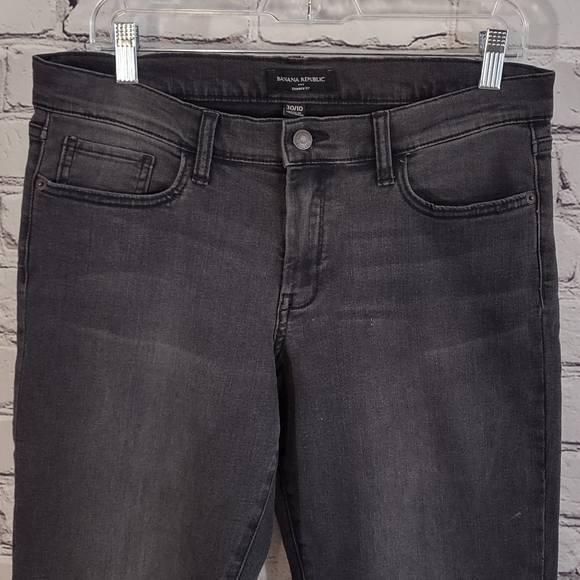 🔴5/$10 Banana Republic black skinny jeans 30/10 - Picture 6 of 6